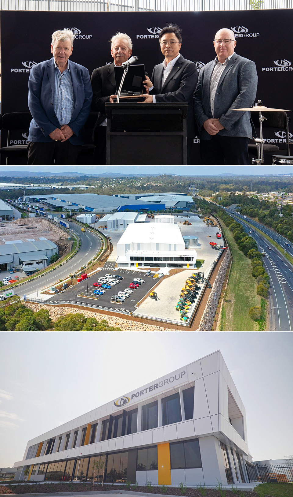 HD Construction Equipment celebrated its long-standing partnership with Australian dealer Porter during the grand opening of Porter’s new Brisbane headquarters on April 23.
