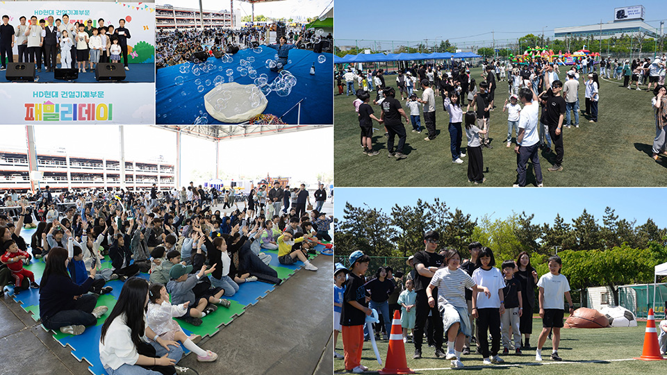(Left) Family Day at the Ulsan Campus (Right) Family Day at the Gunsan Campus