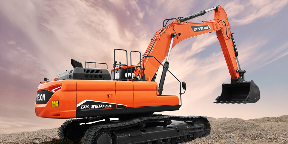 HD건설기계가 수주한 36톤급 디벨론(DEVELON) 굴착기