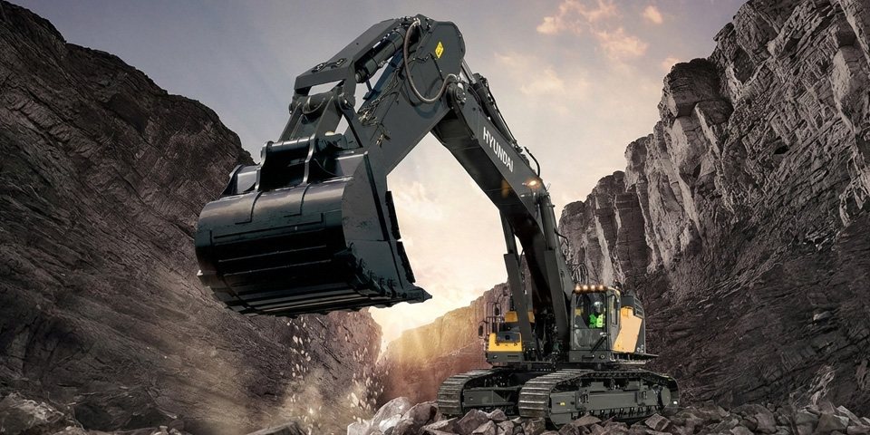 HD Construction Equipment 100-ton ultra-large excavator