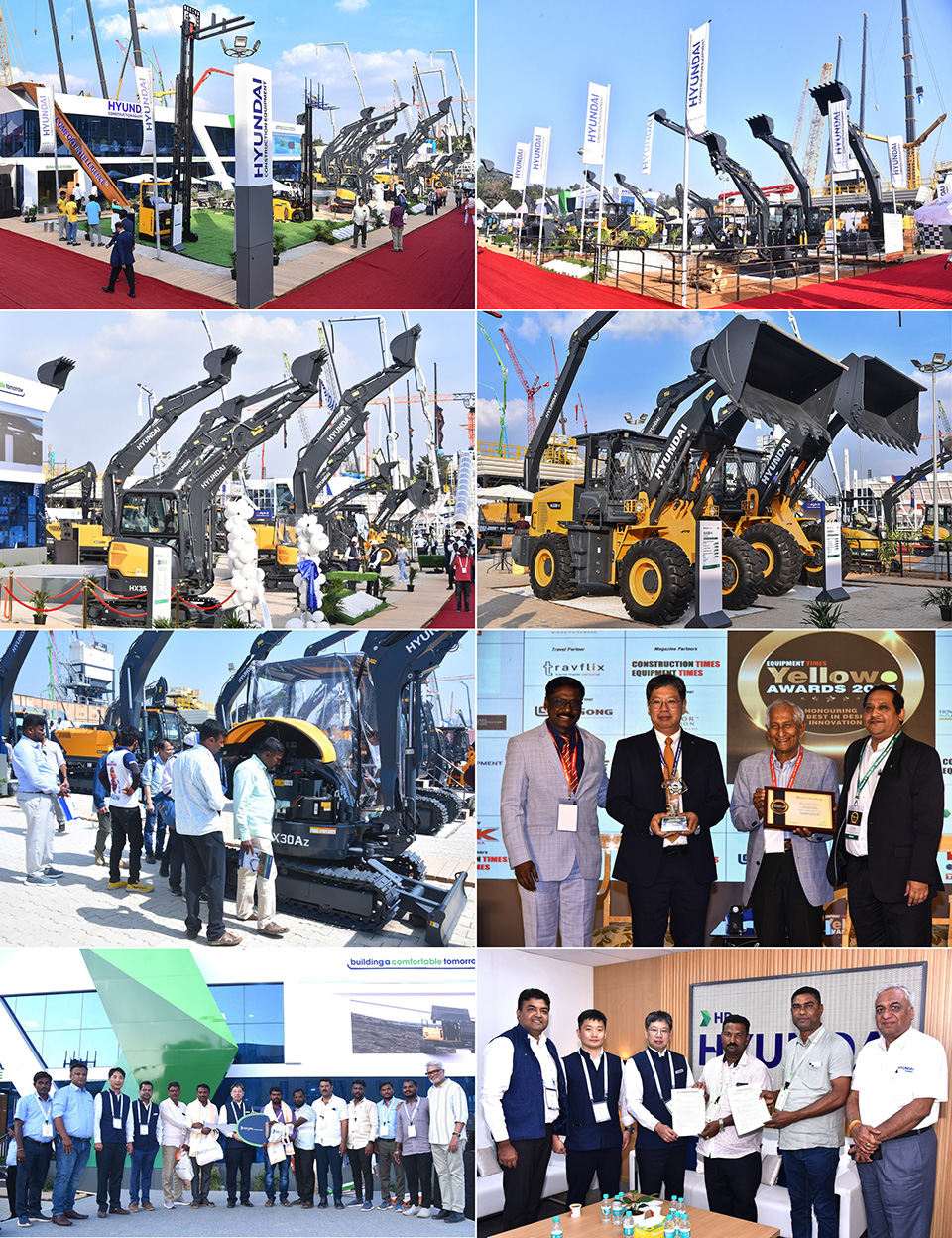 HYUNDAI, a brand of HD Construction Equipment, participated in EXCON 2025, held in India from December 9 to 13.