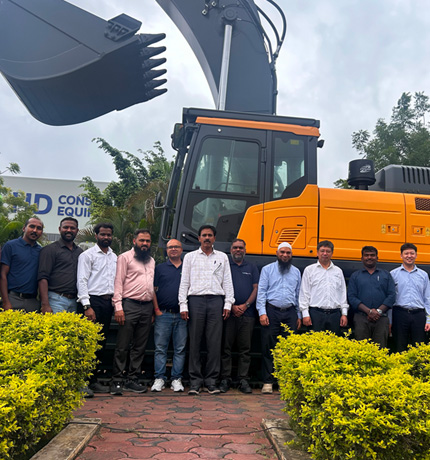 HD Construction Equipment held the "HX500 LT3 Service Technical Training" from July 27 to 31 at its Training Center in Pune, India, targeting three major dealers in the Middle East: ISD, Al Shirawi, and PMA.